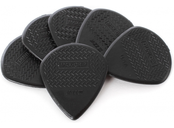 Dunlop Nylon Max Grip Jazz III Stiffo Dunlop Nylon Max Grip Jazz III Stiffo